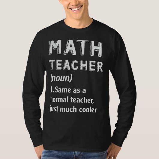 数学先生定義学校1 Tシャツ (正面)