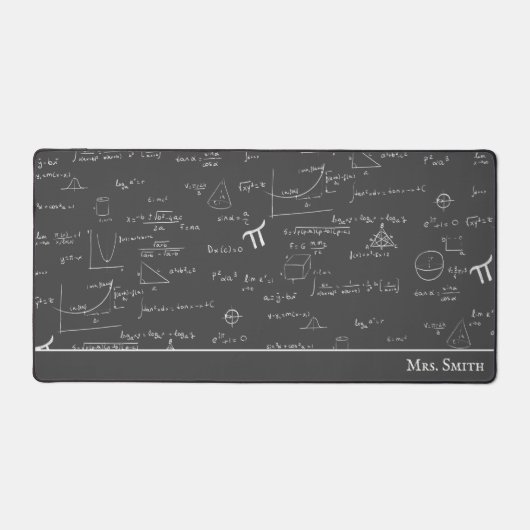 数学先生式代数学オフィス デスクマット (正面)