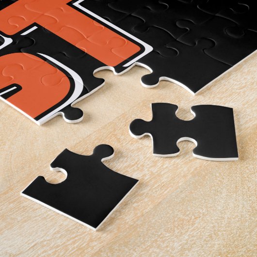 数学先生引用文- In Math We Trust ジグソーパズル (側面)