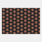 数学先生引用文- In Math We Trust ラッピングペーパーシート (正面2)