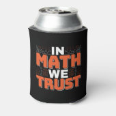 数学先生引用文- In Math We Trust 缶クーラー (缶裏面)