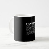 数学先生教えI数数 コーヒーマグカップ (正面左)