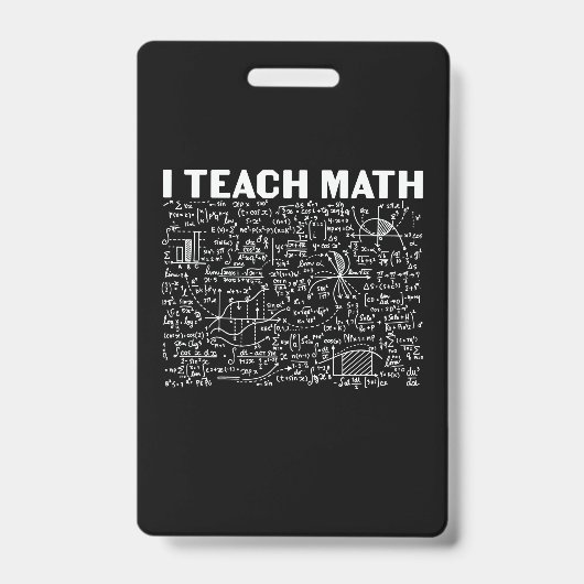 数学先生教えI数数 バッジ (正面)