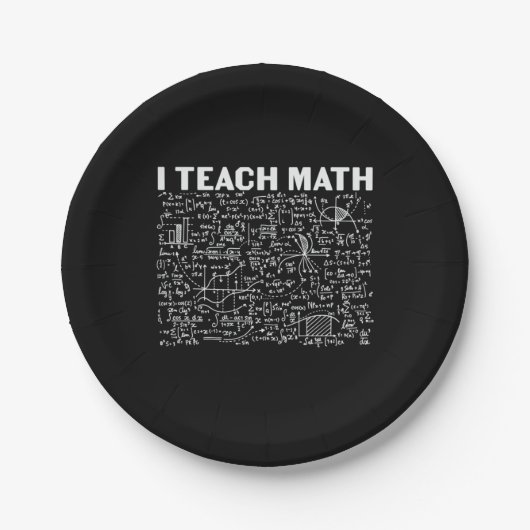 数学先生教えI数数 ペーパープレート (正面)
