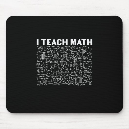 数学先生教えI数数 マウスパッド (正面)