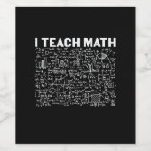 数学先生教えI数数 ワインラベル (シングルラベル)
