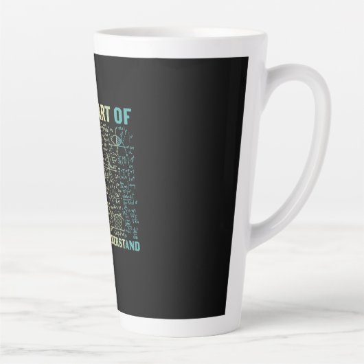 数学先生数学のどの部分 カフェラテマグ (右)