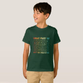 数学先生数学のどの部分 Tシャツ (正面フル)