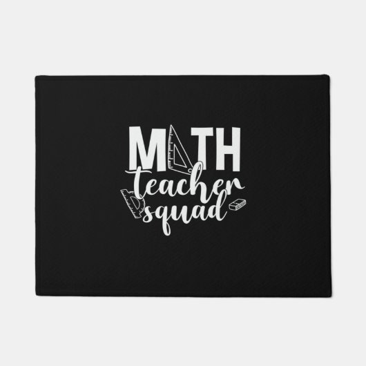 数学先生数学先生分隊 ドアマット (正面)