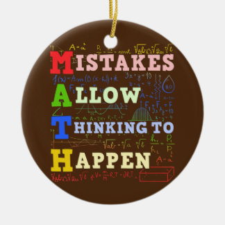 数学先生数学学生数学 セラミックオーナメント