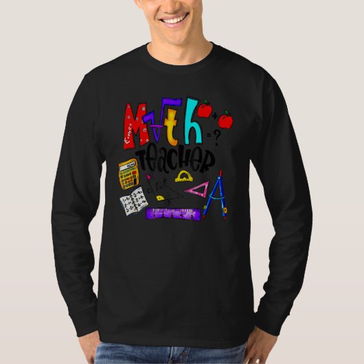 数学先生数学教育新学期 Tシャツ (正面)