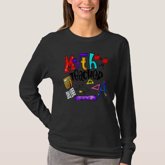 数学先生数学教育新学期 Tシャツ (正面)