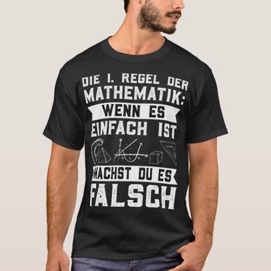 数学先生数学者ギフトtina martin count tシャツ (正面)