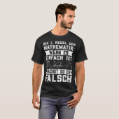 数学先生数学者ギフトtina martin count tシャツ (正面フル)