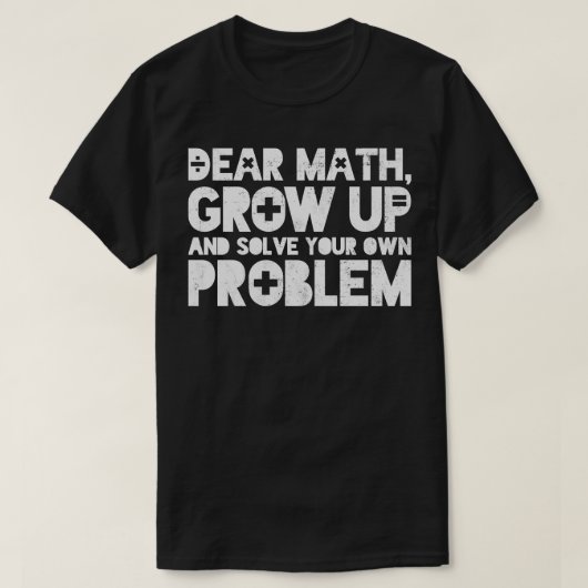 数学先生数数学者 Tシャツ (デザイン正面)