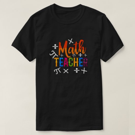 数学先生新学期 Tシャツ (デザイン正面)