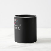 数学先生時々私は接線でオフに行く マグカップ (中央)