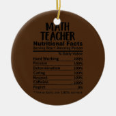 数学先生栄養おもしろい学  セラミックオーナメント (正面)