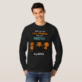 数学先生生徒数数学ユーモア数学J Tシャツ (正面フル)