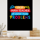 数学先生私は数学先生 ポスター (キッチン)