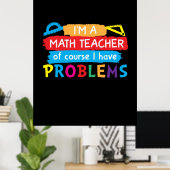 数学先生私は数学先生 ポスター (ホームオフィス)