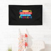 数学先生私は数学先生 横断幕 (インサイチュ)