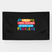 数学先生私は数学先生 横断幕 (横)