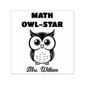 数学先生良いジョブ称賛グレーディング勇気付けられる セルフインキングスタンプ (デザイン)