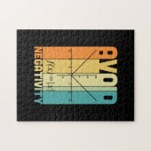 数学先生負性を避ける ジグソーパズル (横)