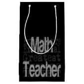 数学先生超常連 スモールペーパーバッグ (正面)