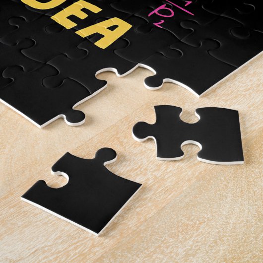 数学先生1日の数学なし ジグソーパズル (側面)