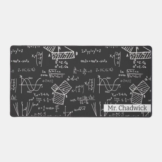 数学先生 デスクマット (正面)