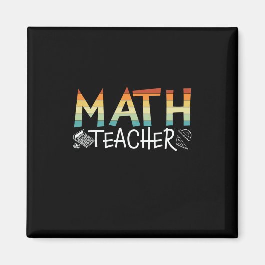 数学先生 マグネット (正面)