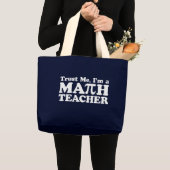 数学先生 ラージトートバッグ (正面(商品))