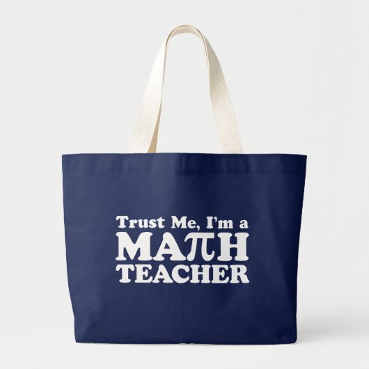 数学先生 ラージトートバッグ (正面)