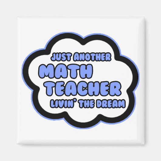 数学先生..夢を見る マグネット (正面)