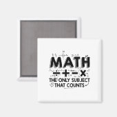 数学先生 |数学の数学者ギフト マグネット (正面/裏面)