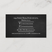 数学先生/数学教師 名刺 (裏面)