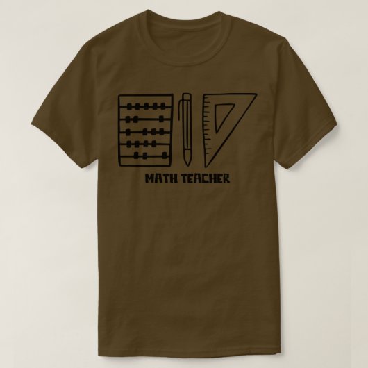 数学先生 Tシャツ (デザイン正面)