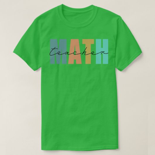 数学先生 Tシャツ (デザイン正面)