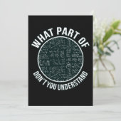 数学先生Inhimm Mathematics Math Student サンキューカード (スタンド正面)