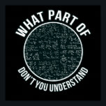 数学先生Inhimm Mathematics Math Student ポスター<br><div class="desc">このグラフィックアイディアは数学の愛好家のための。このグおもしろいラフィック/引用文服は、すべての数学先生を幸せにする。</div>