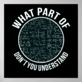 数学先生Inhimm Mathematics Math Student ポスター (正面)