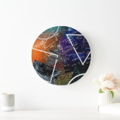 数学公式ウォールクロック ラージ壁時計 (ホーム)