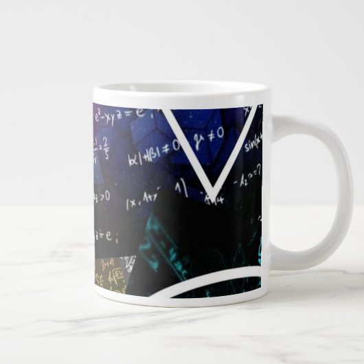 数学公式マグカップ ジャンボコーヒーマグカップ (右)