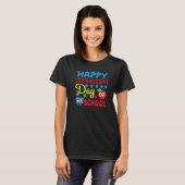 数学公式 ハッピー100日記念 100日目の学校 Tシャツ (正面フル)