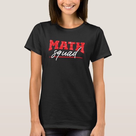 数学分数数数数学先生 Tシャツ (正面)