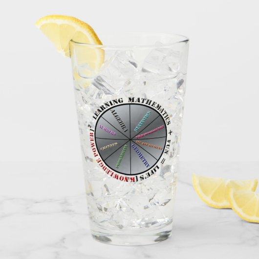 数学力 タンブラーグラス (アイス正面)