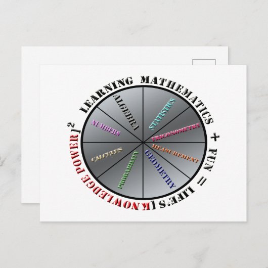 数学力 ポストカード (正面/裏面)