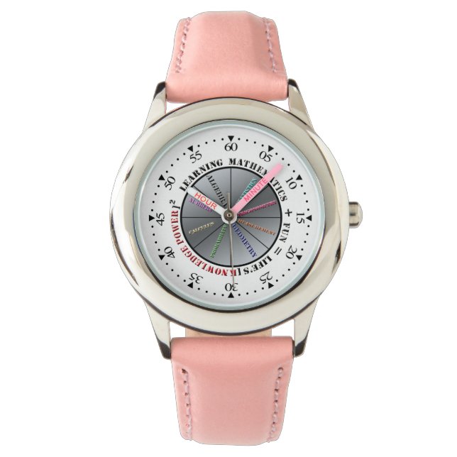 数学力 腕時計 (正面)
